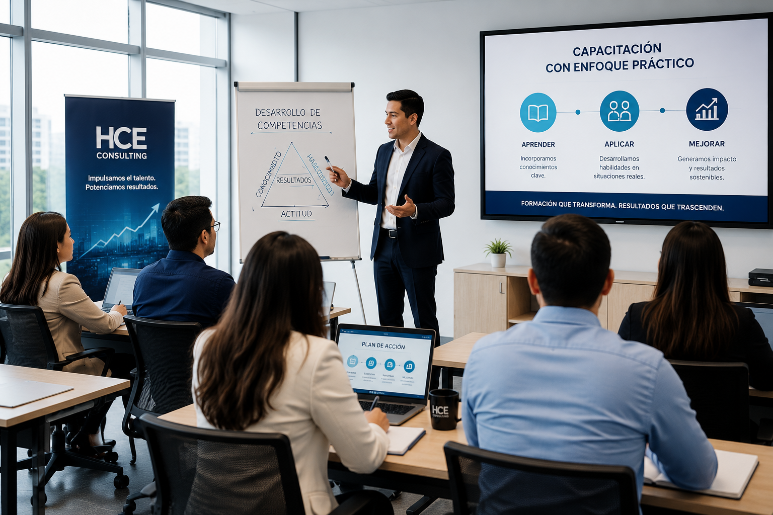 Capacitación práctica para equipos profesionales de HCE Consulting