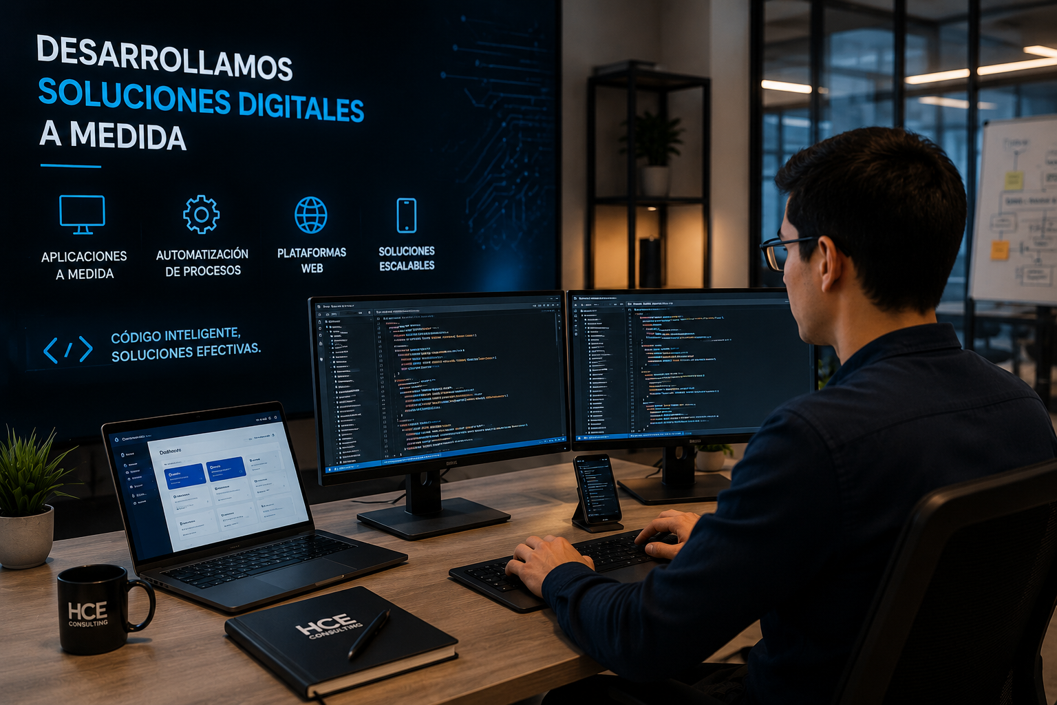Programación informática y soluciones digitales a medida de HCE Consulting